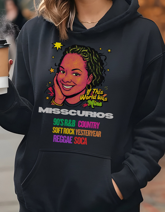 MISSCURIOS IF THIS WORLD WAS MINE MUSIC GENRES | BLACK |T-Shirt |SweatShirt | Hoodie