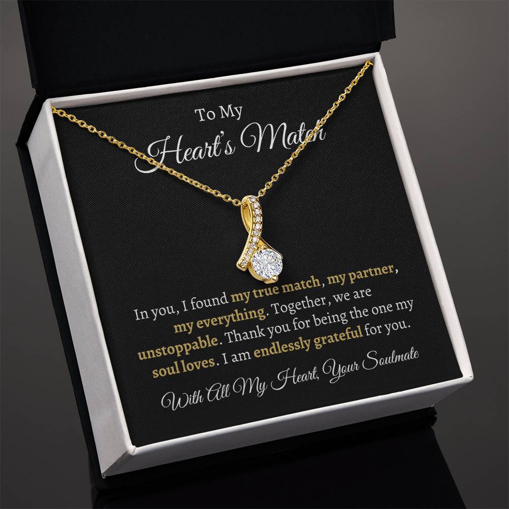 To My Heart's Match | I Found My True Match | Alluring Beauty Necklace