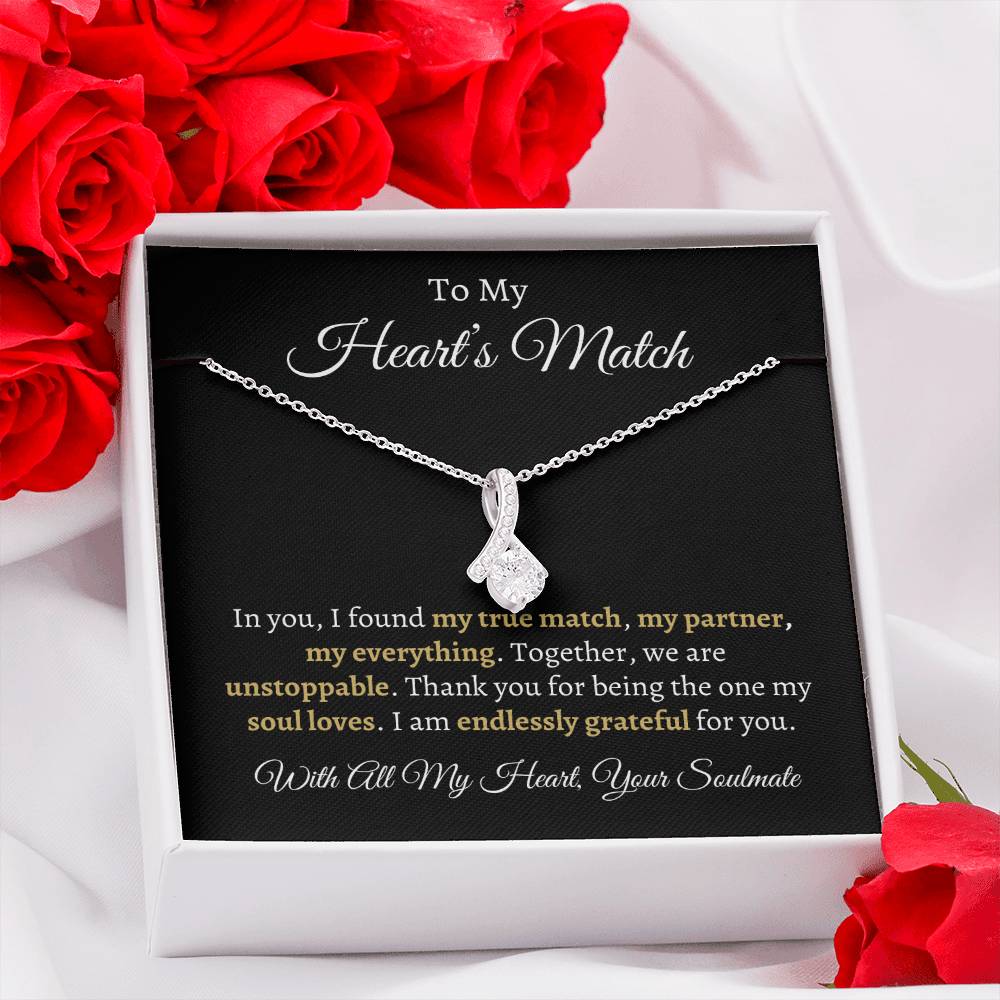 To My Heart's Match | I Found My True Match | Alluring Beauty Necklace