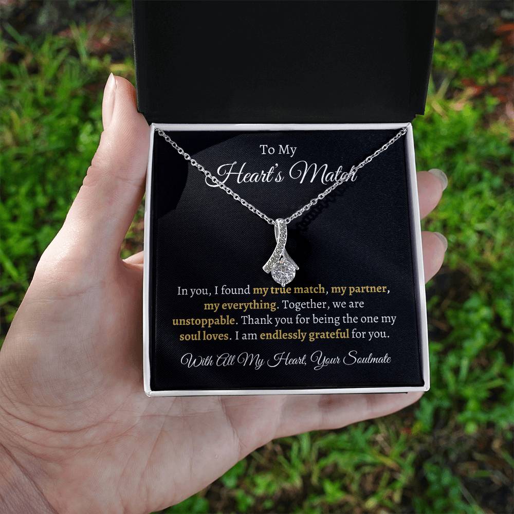 To My Heart's Match | I Found My True Match | Alluring Beauty Necklace