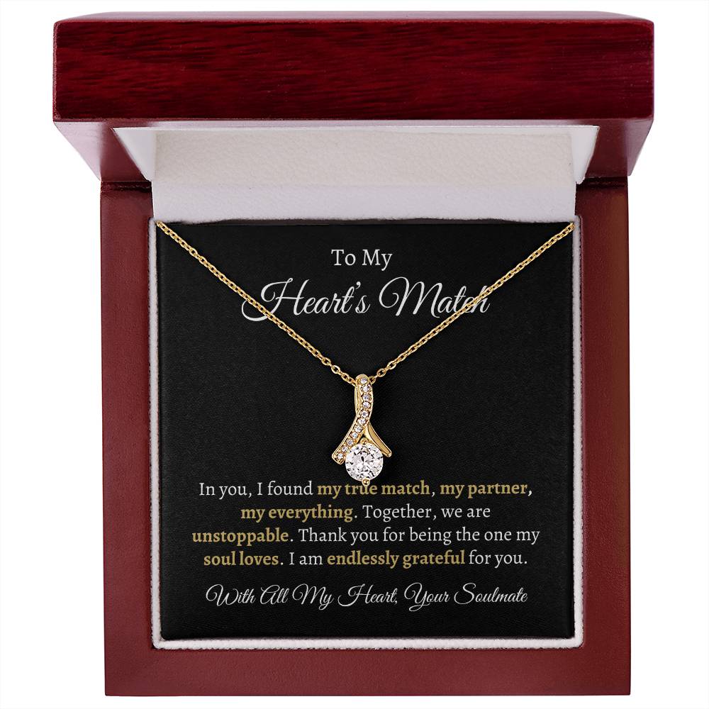 To My Heart's Match | I Found My True Match | Alluring Beauty Necklace