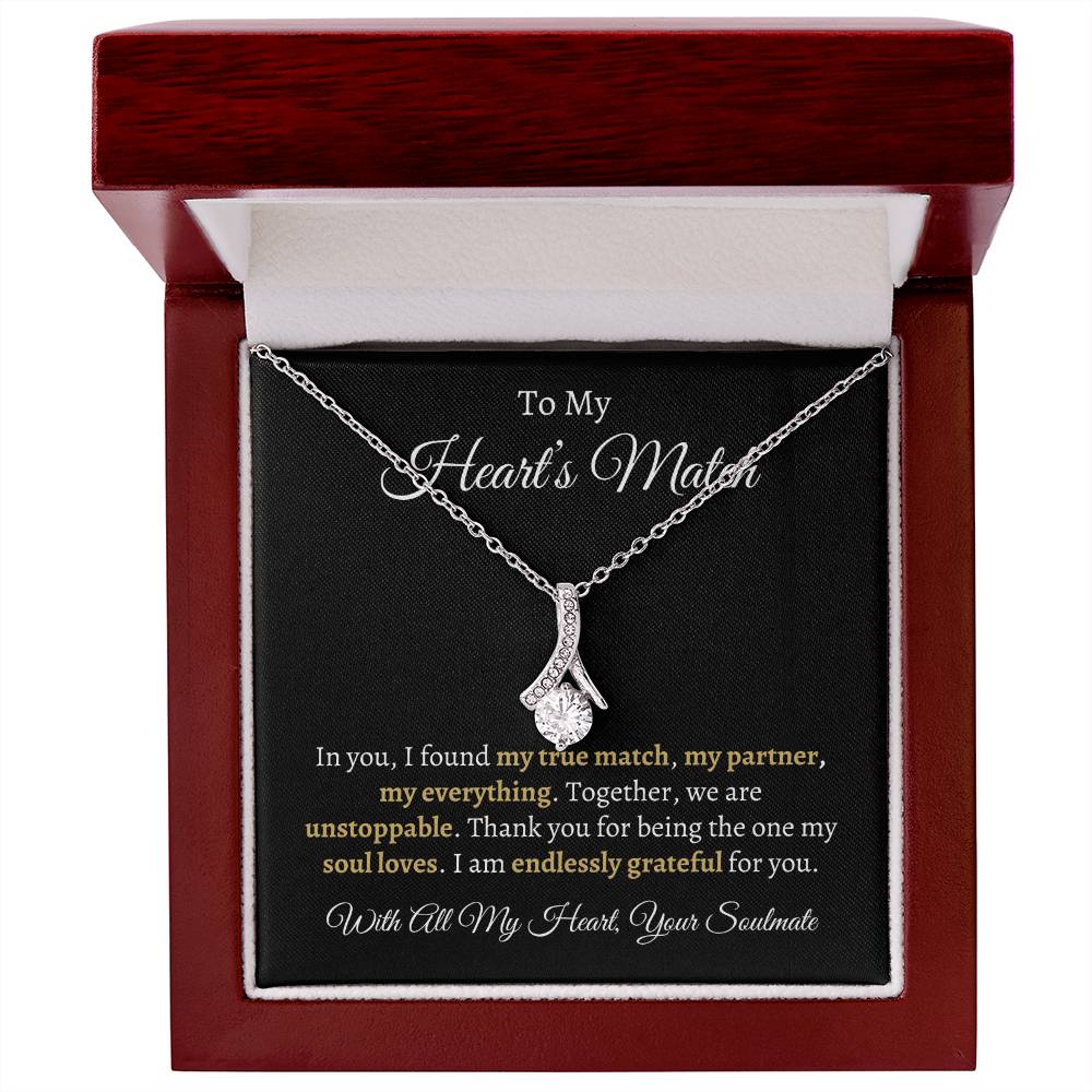 To My Heart's Match | I Found My True Match | Alluring Beauty Necklace