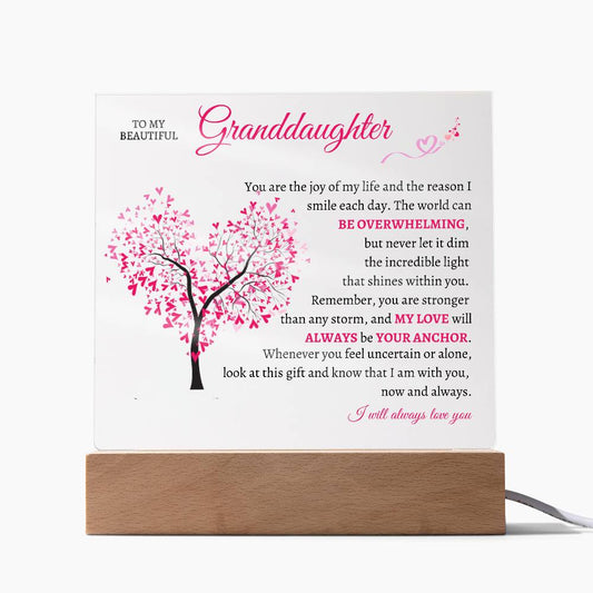 To My Beautiful Granddaughter | I Will Always Love You